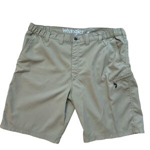 Wrangler Men’s Shorts Size 44 Tan Chino‎ Bermuda Hike Outdoor Workwear Pockets